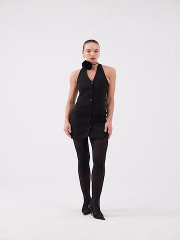 HOLLY LOLLY Shirt dress in Black: front