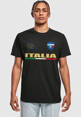 Mister Tee T-Shirt 'Italia' in Schwarz: Vorderseite