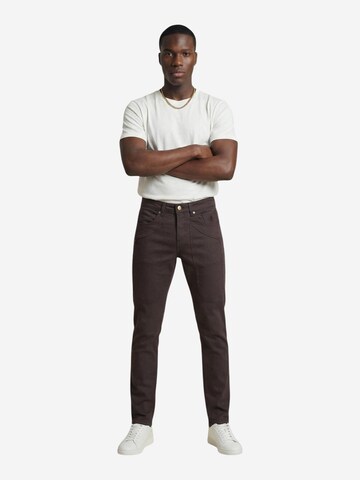 Slimfit Jeans 'JOHN 5 TASCHE TOPPA JUPPA077JOHN001 CTCPTPIQU001 U036' di Jeckerson in marrone
