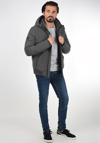 INDICODE JEANS Winter Jacket 'Madot' in Grey