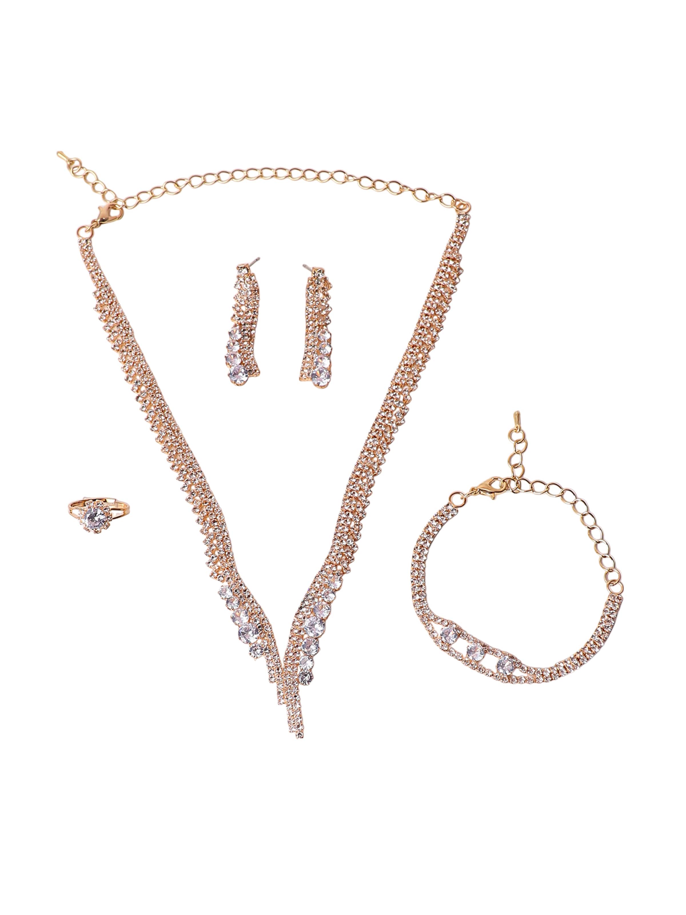 Set di gioielli 'Brahma' di SOHI in oro: frontale