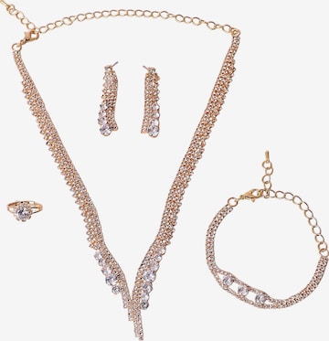 SOHI Комплект украшений 'Brahma' в Золотой: спереди