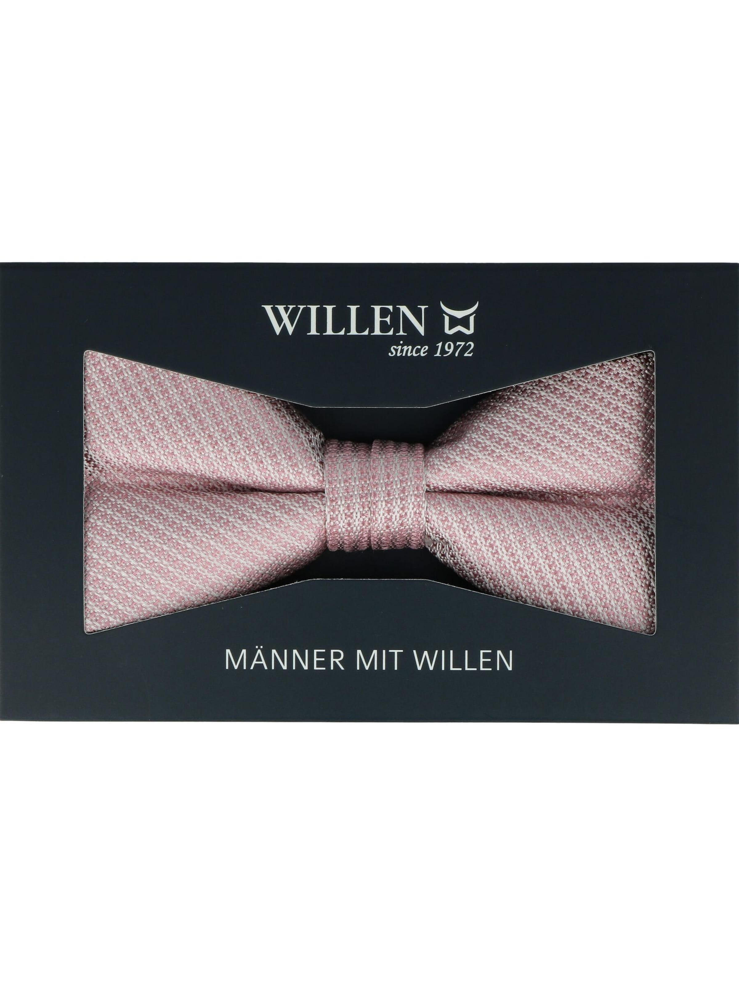 WILLEN Fliege 'Pastell Uni'‌ in Pink