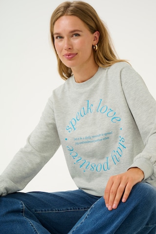 Kaffe Sweatshirt 'KAHelga' in Grau
