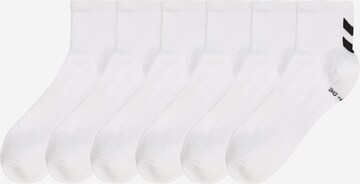 Chaussettes de sport 'CHEVRON' Hummel en blanc : devant