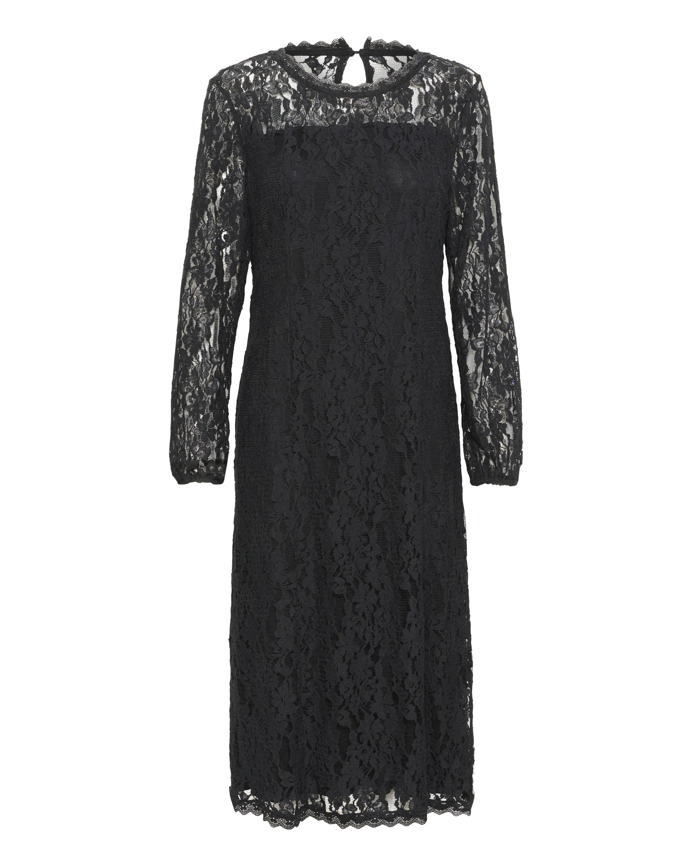 Cream Dress 'Kit' in Black, Item view