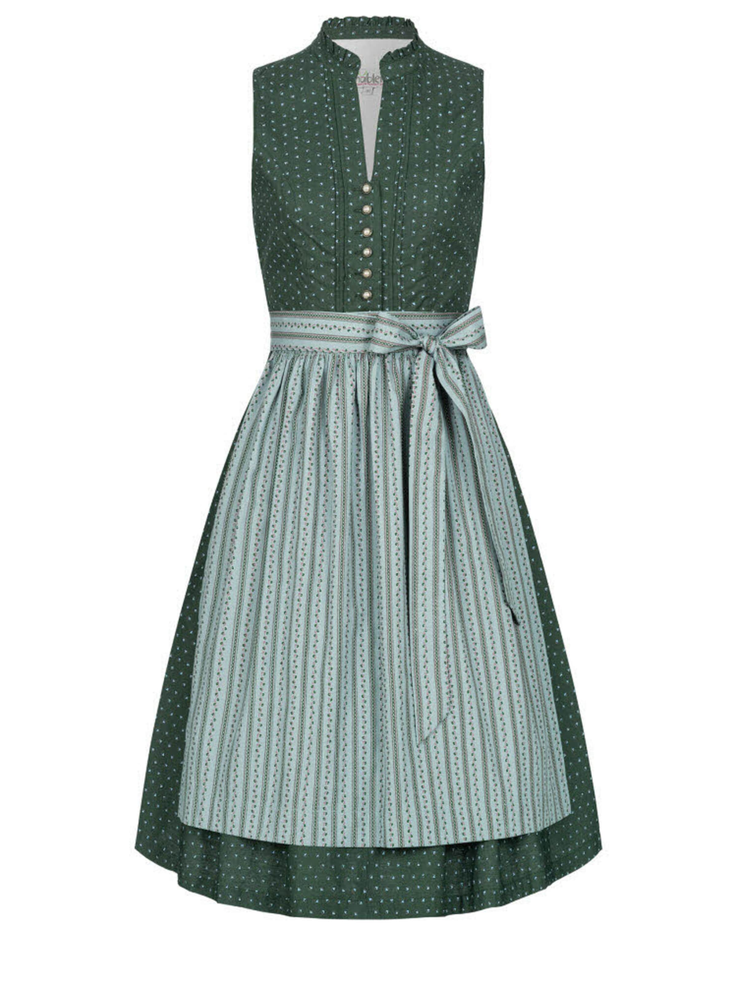 Trachtenhof Nübler Dirndl 'Dirndl midi Jette' in Green: front