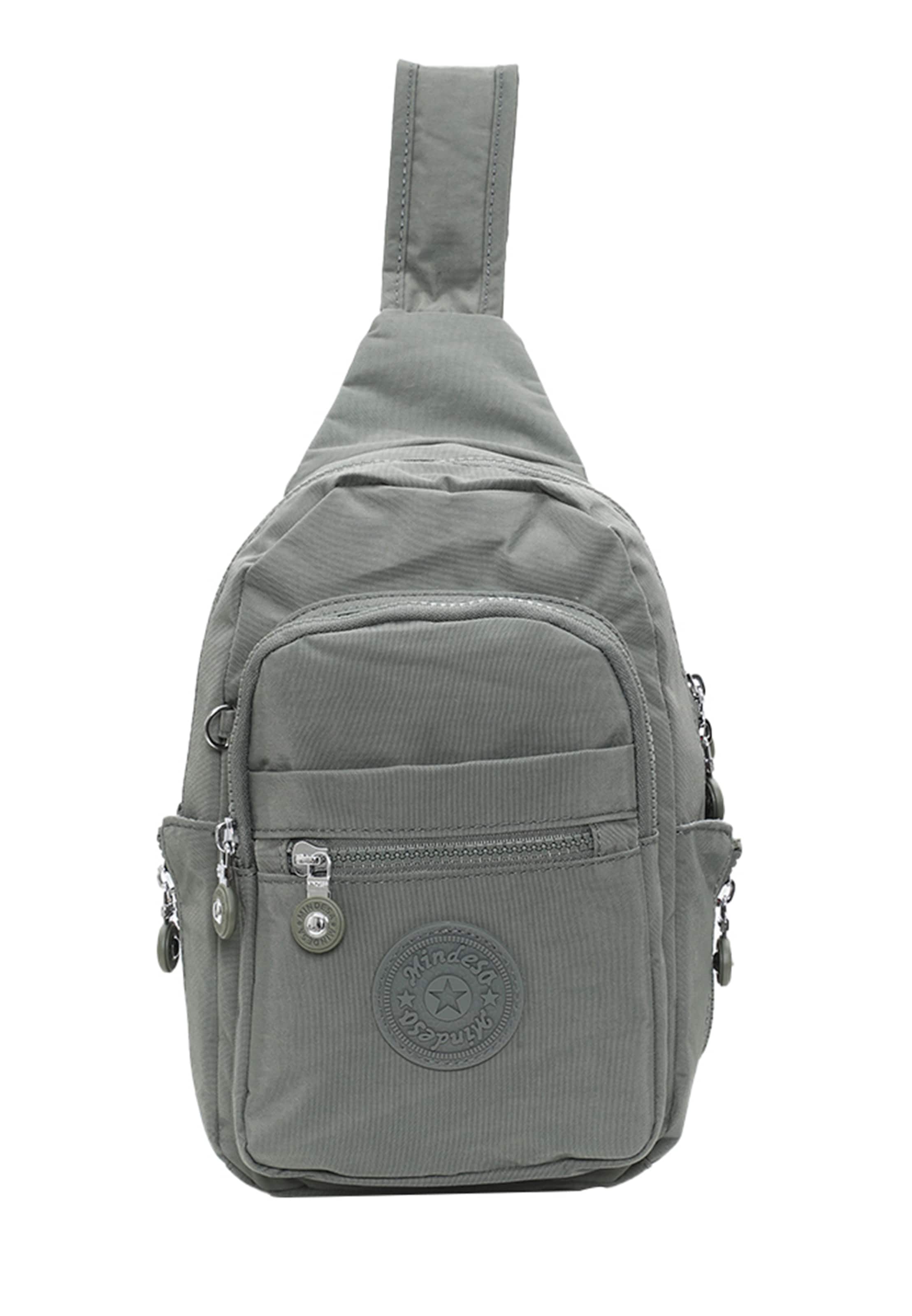 Mindesa Backpack in Grey: front