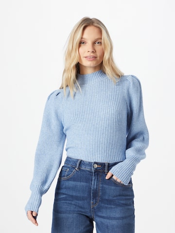 Pull-over 'Katia' ONLY en bleu : devant