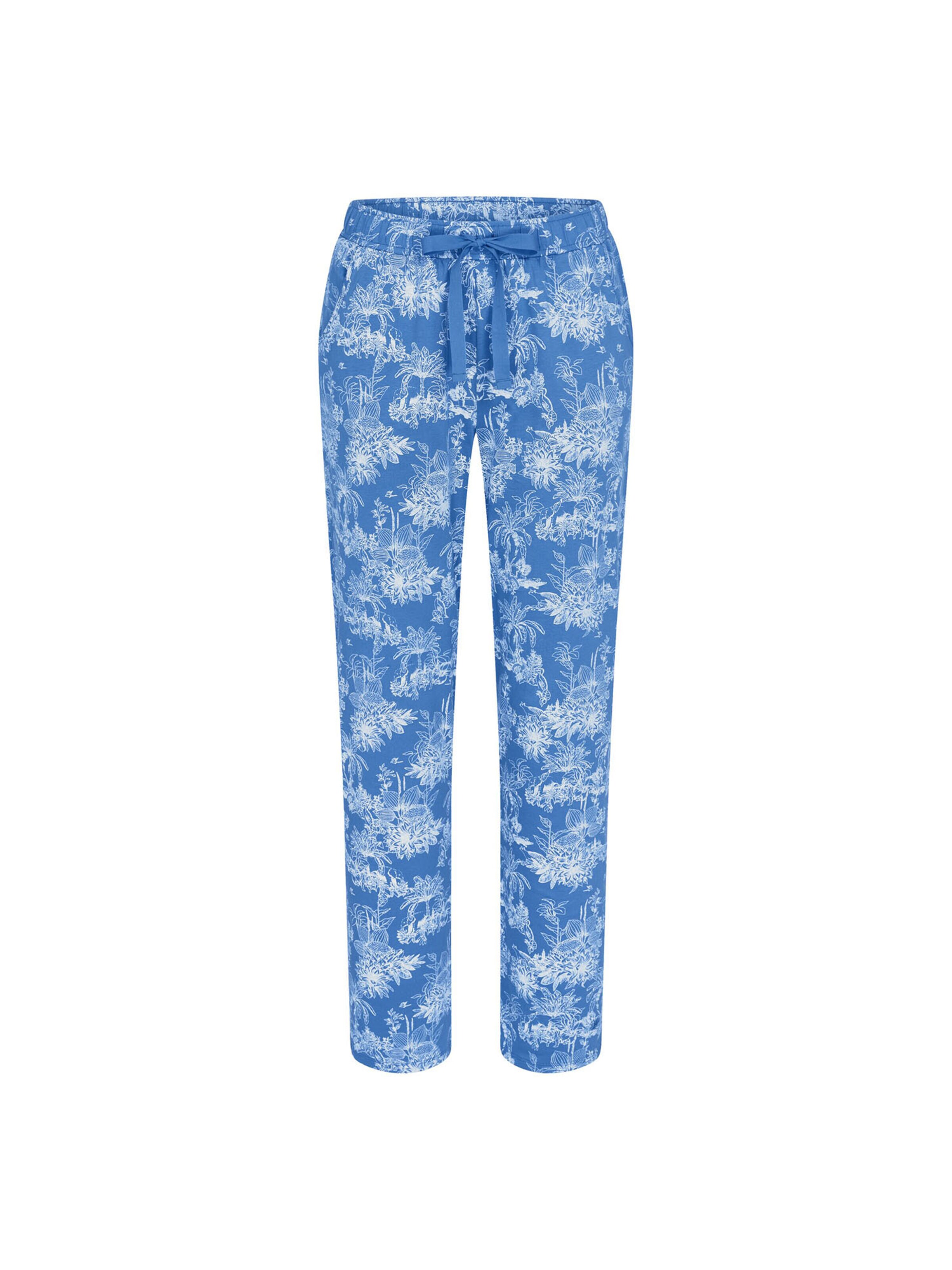 TRIUMPH Pyjamahose ' Red Label Mix & Match ' in Blau: Vorderseite