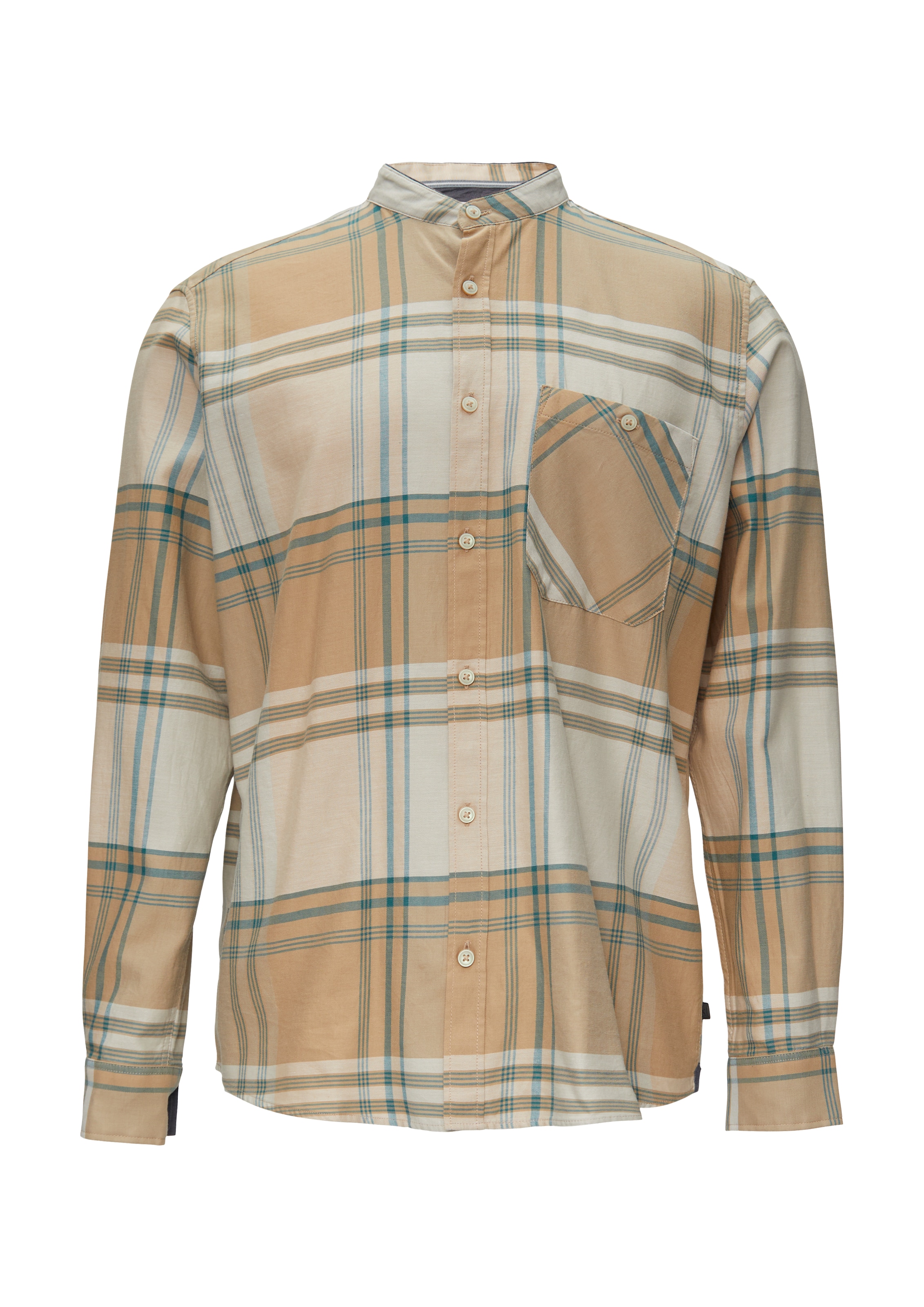 s.Oliver Hemd in Beige: Vorderseite