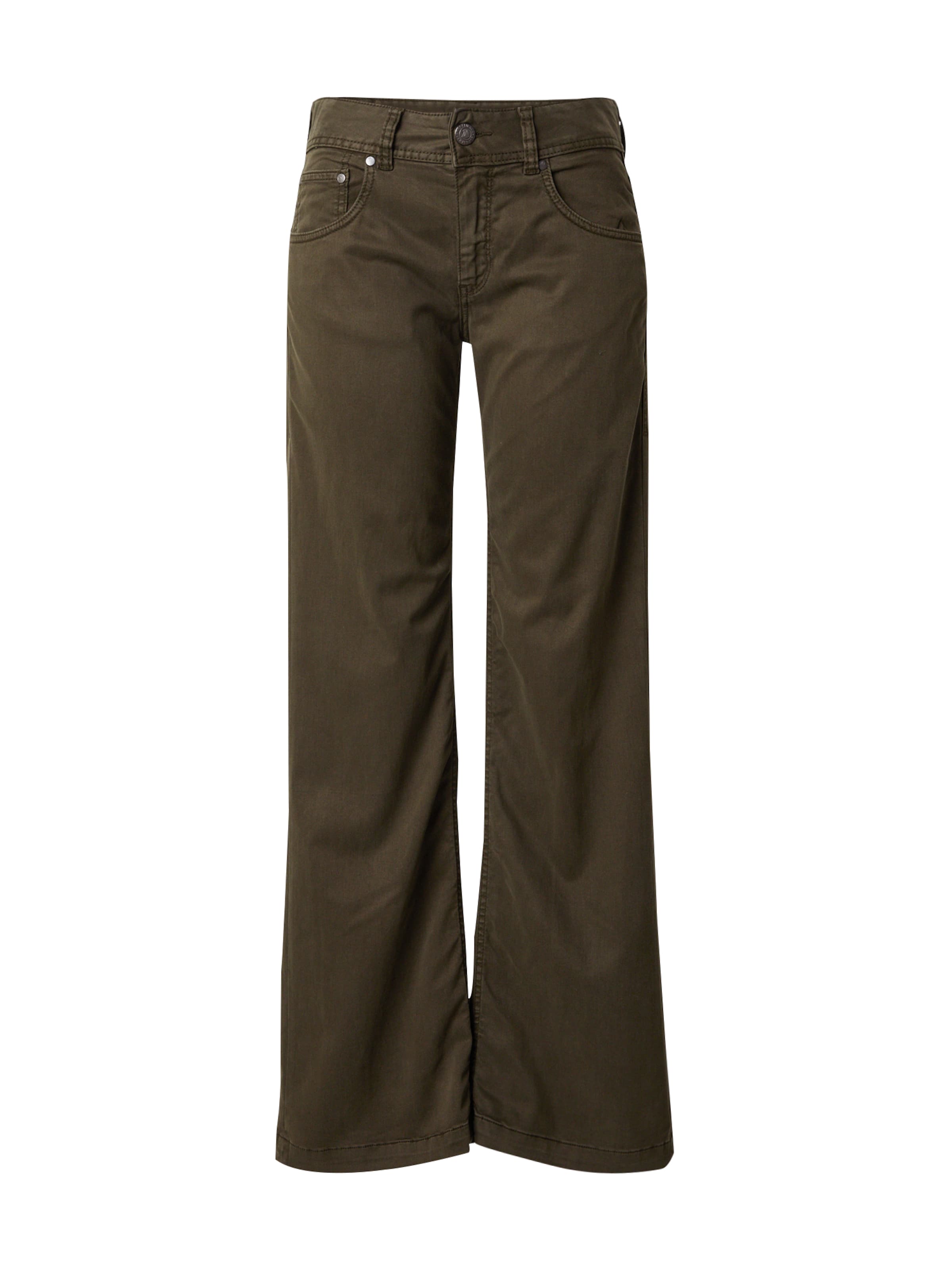 Herrlicher Kalhoty 'Edna' – zelená: přední strana