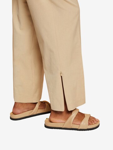 ESPRIT Loosefit Pantalon in Beige