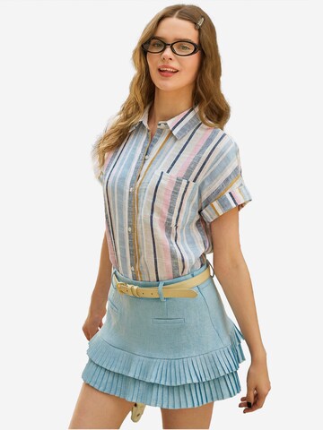 rozā Imily Bela Blūze