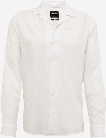 Only & Sons Regular Fit Skjorte 'CAIDEN' i hvit: forside