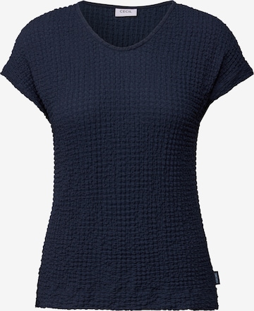 T-shirt CECIL en bleu : devant