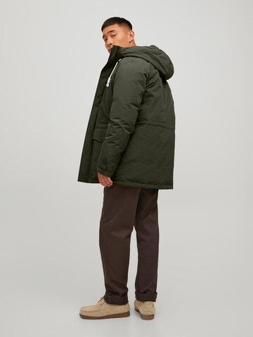 zaļš JACK & JONES Ziemas parka 'Mash'