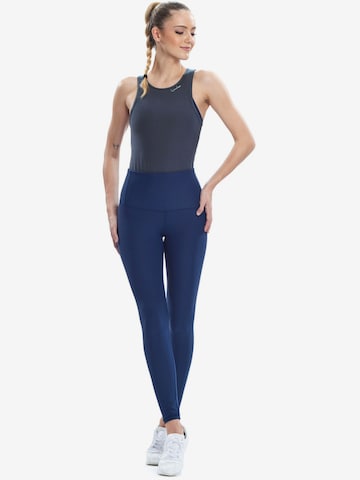 Winshape Skinny Športne hlače 'HWL117C' | modra barva