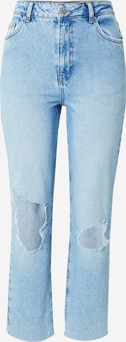 NA-KD Regular Jeans in Blau: predná strana