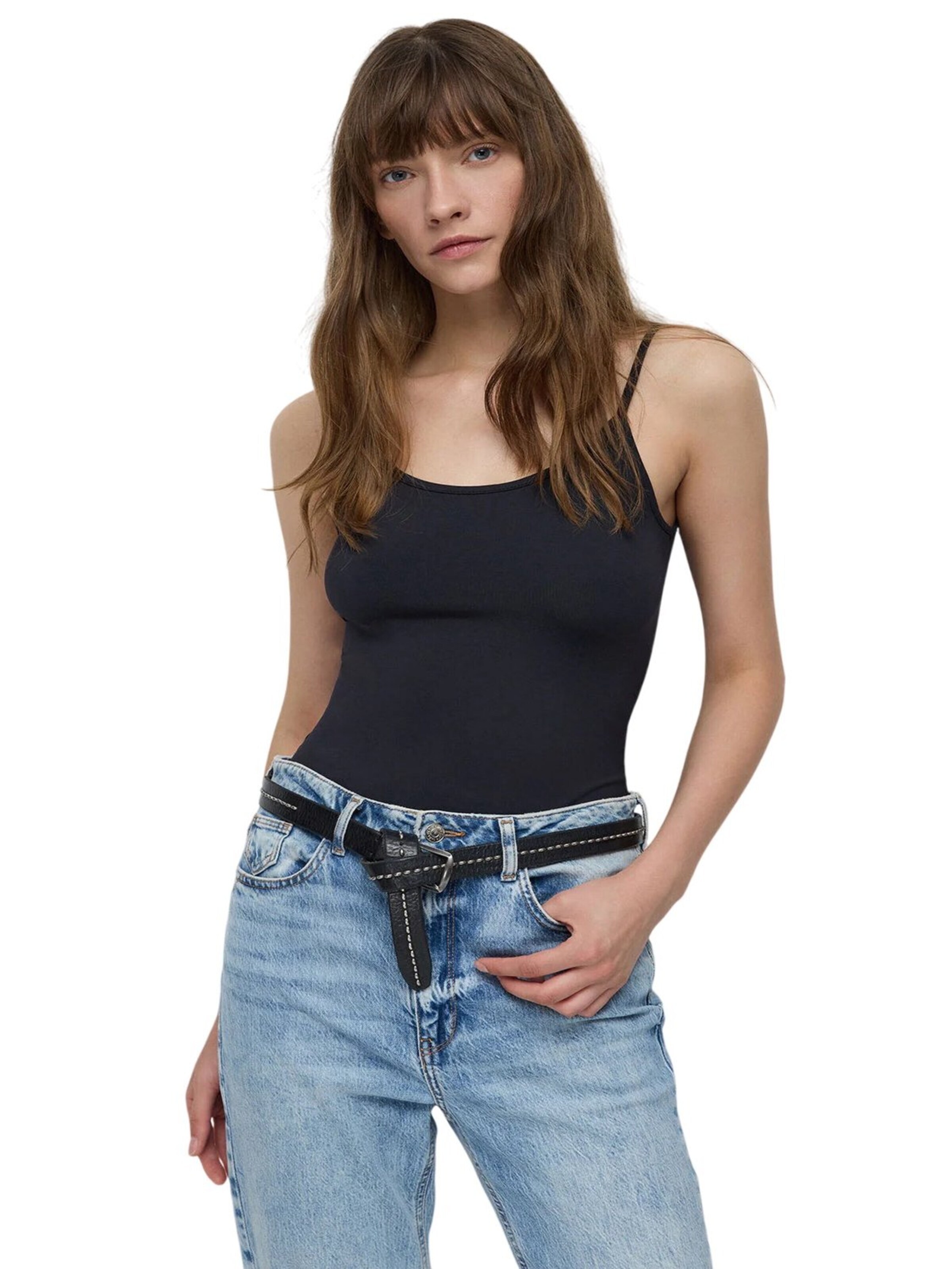 No Matter What Top in Zwart: voorkant
