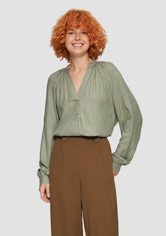 QS Bluse in Grün: Vorderseite