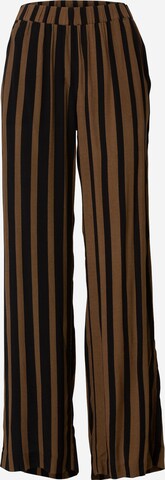 modström Szeroka nogawka Spodnie 'Alicia' w kolorze brązowy: przód
