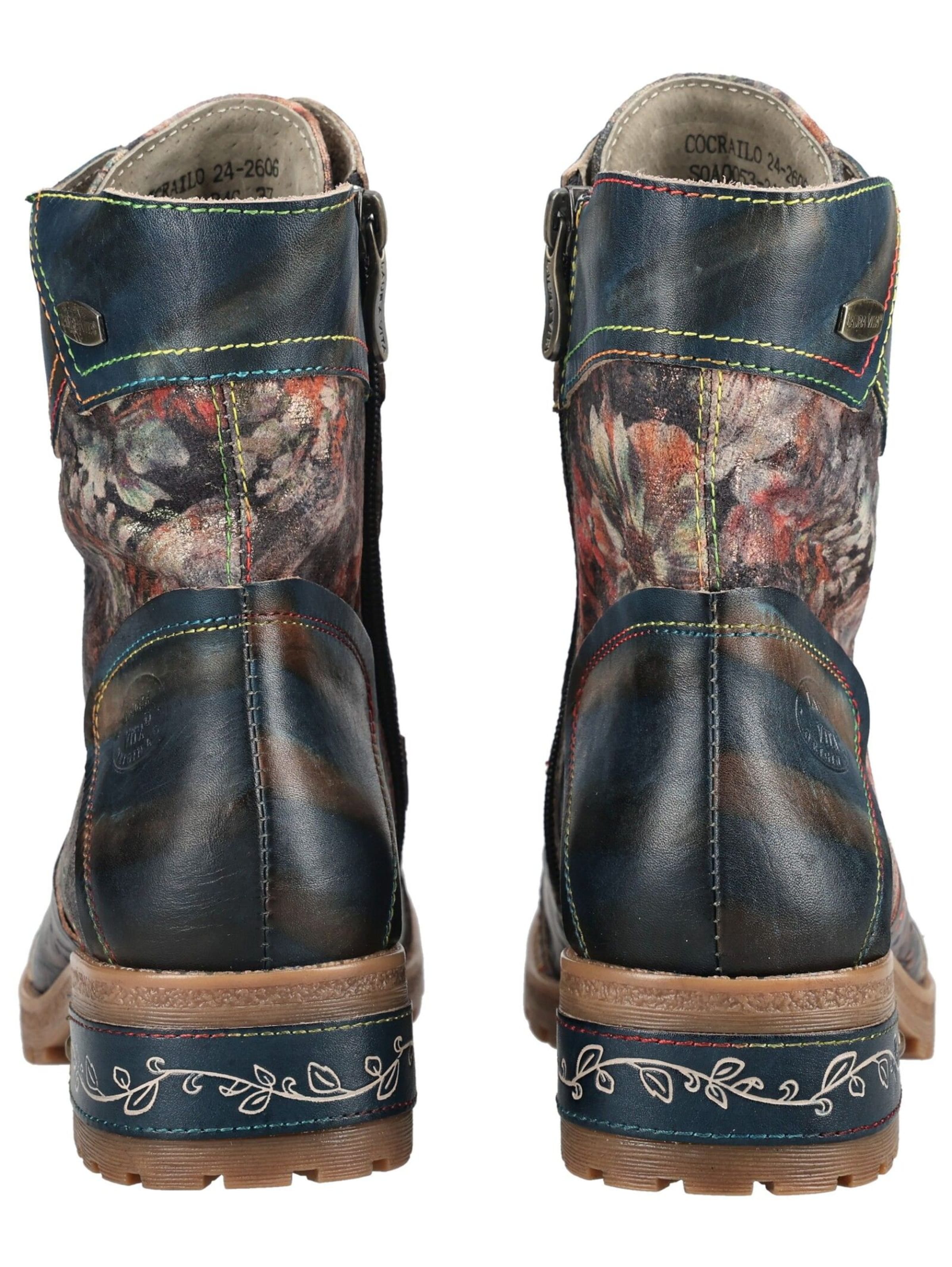 Bottines à lacets Laura Vita en bleu