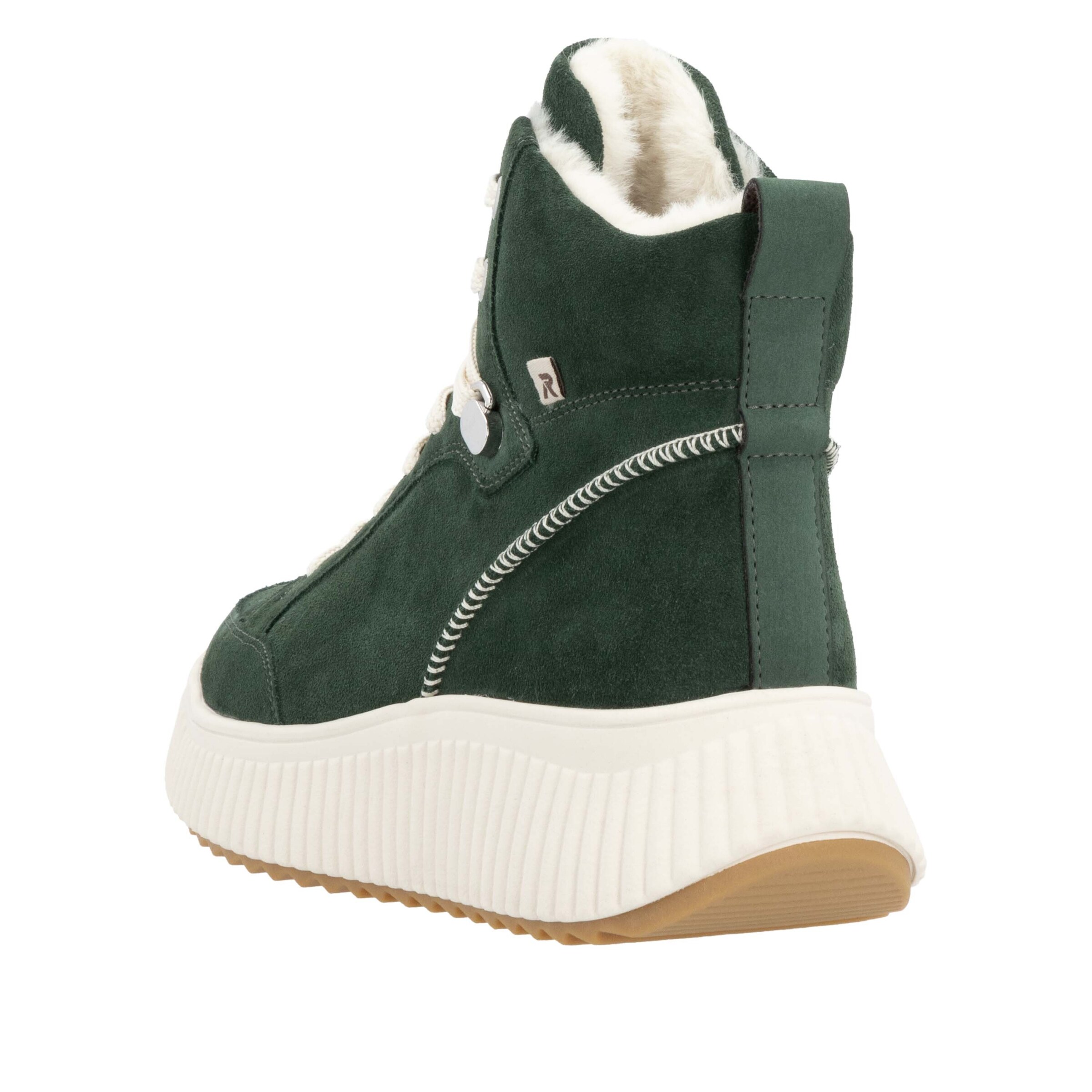 Bottines à lacets 'W1771' Rieker en vert