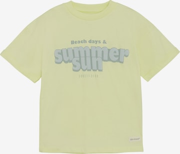 EN FANT - Camisola ' ENT-shirt SS ' em amarelo: frente