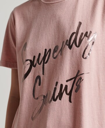 Maglietta di Superdry in rosa