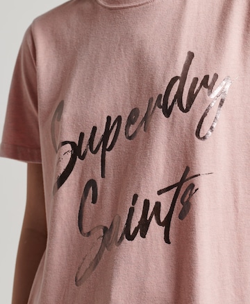 Superdry T-Shirt in Pink