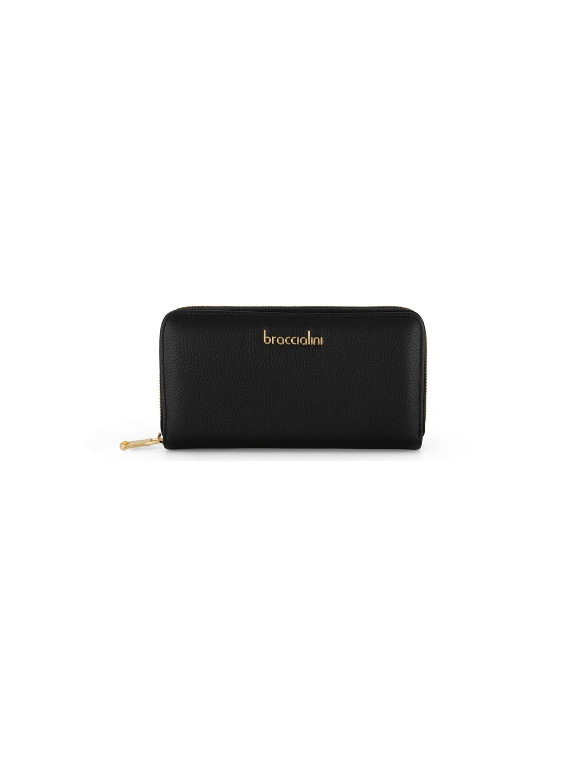 Braccialini - Cartera 'Basic' en negro: frente