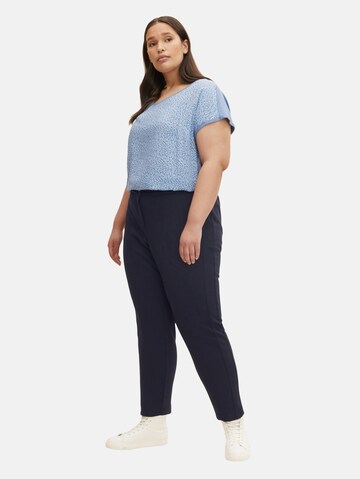 Tom Tailor Women + Shirt in Blue