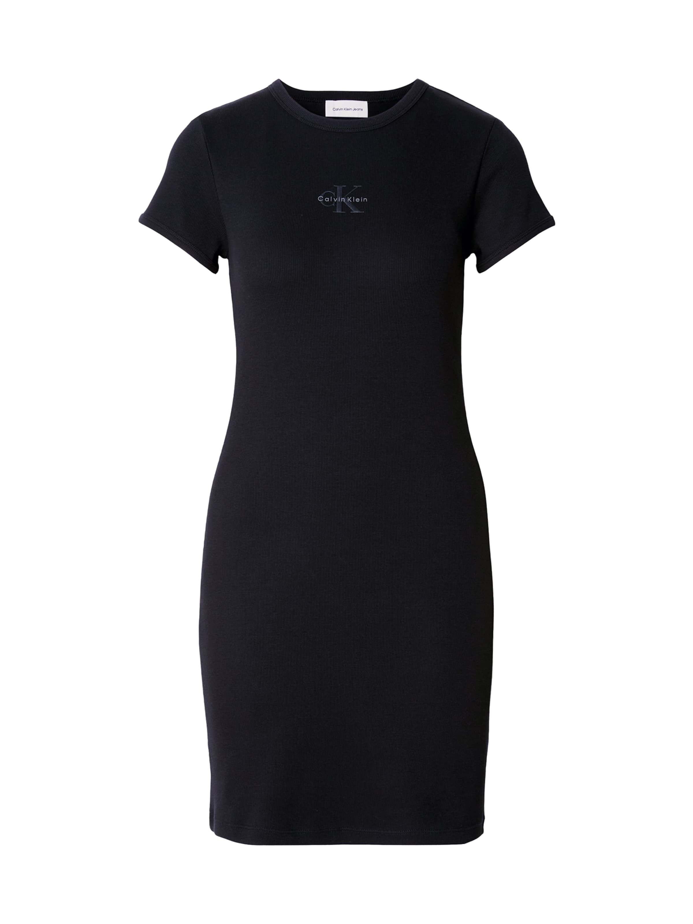 Calvin Klein Jeans Jurk in Zwart: voorkant