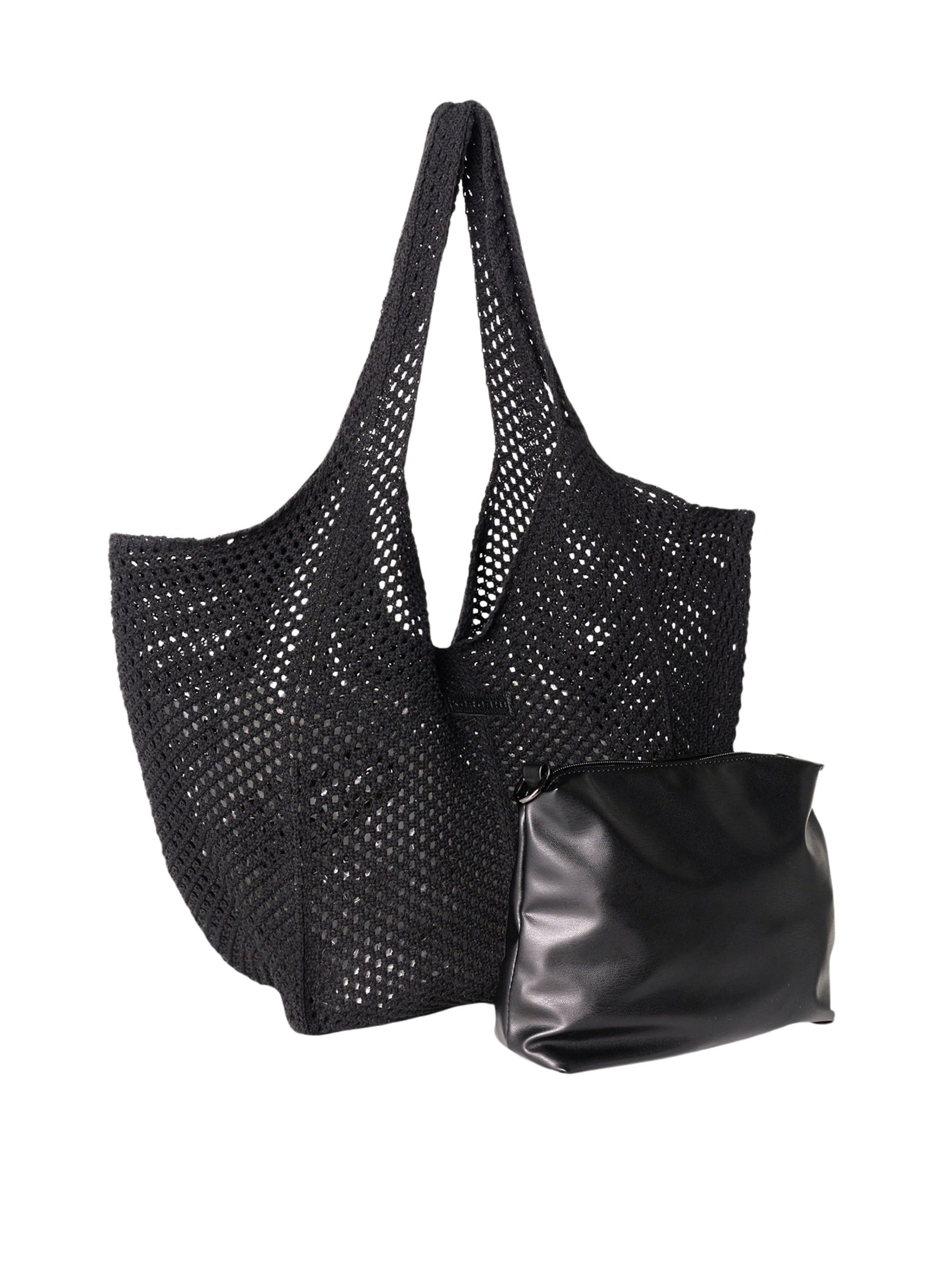 KOROSHI Shopper i sort: forside