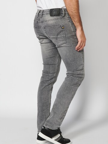 KOROSHI Slimfit Jeans in Grau