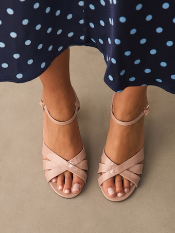 Next Strap sandal in Pink