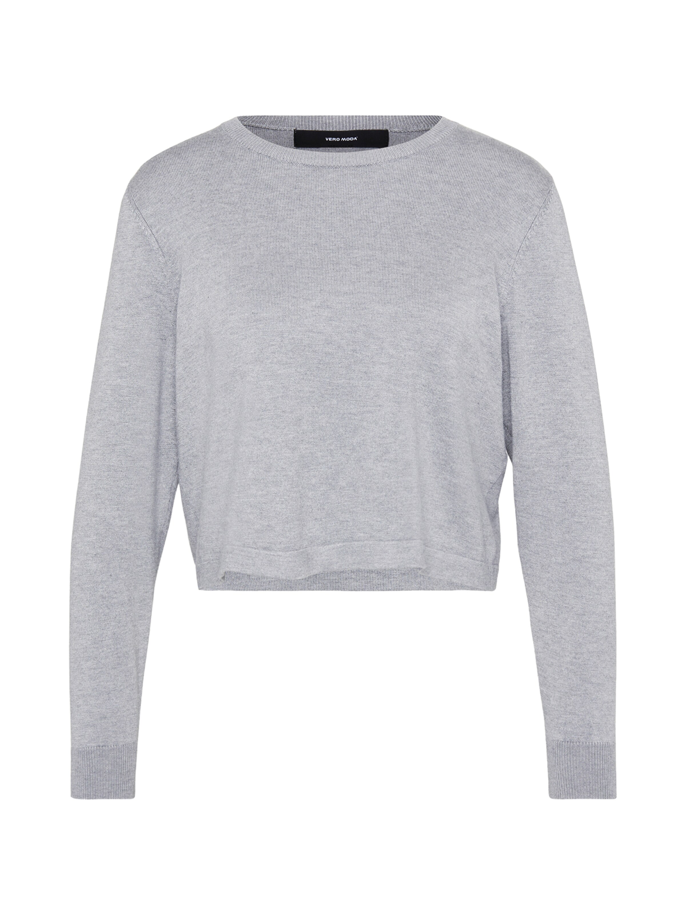 Vero Moda Petite Trui 'VMSILJE' in Grijs: voorkant