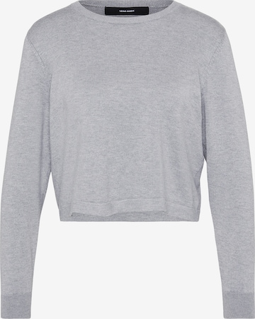 Vero Moda Petite Trui 'VMSILJE' in Grijs: voorkant
