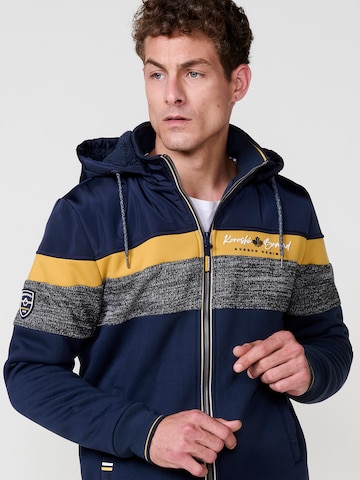 KOROSHI Sweatvest in Blauw