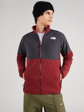 THE NORTH FACE Toiminnallinen fleecetakki 'GLACIER' värissä harmaa: etupuoli