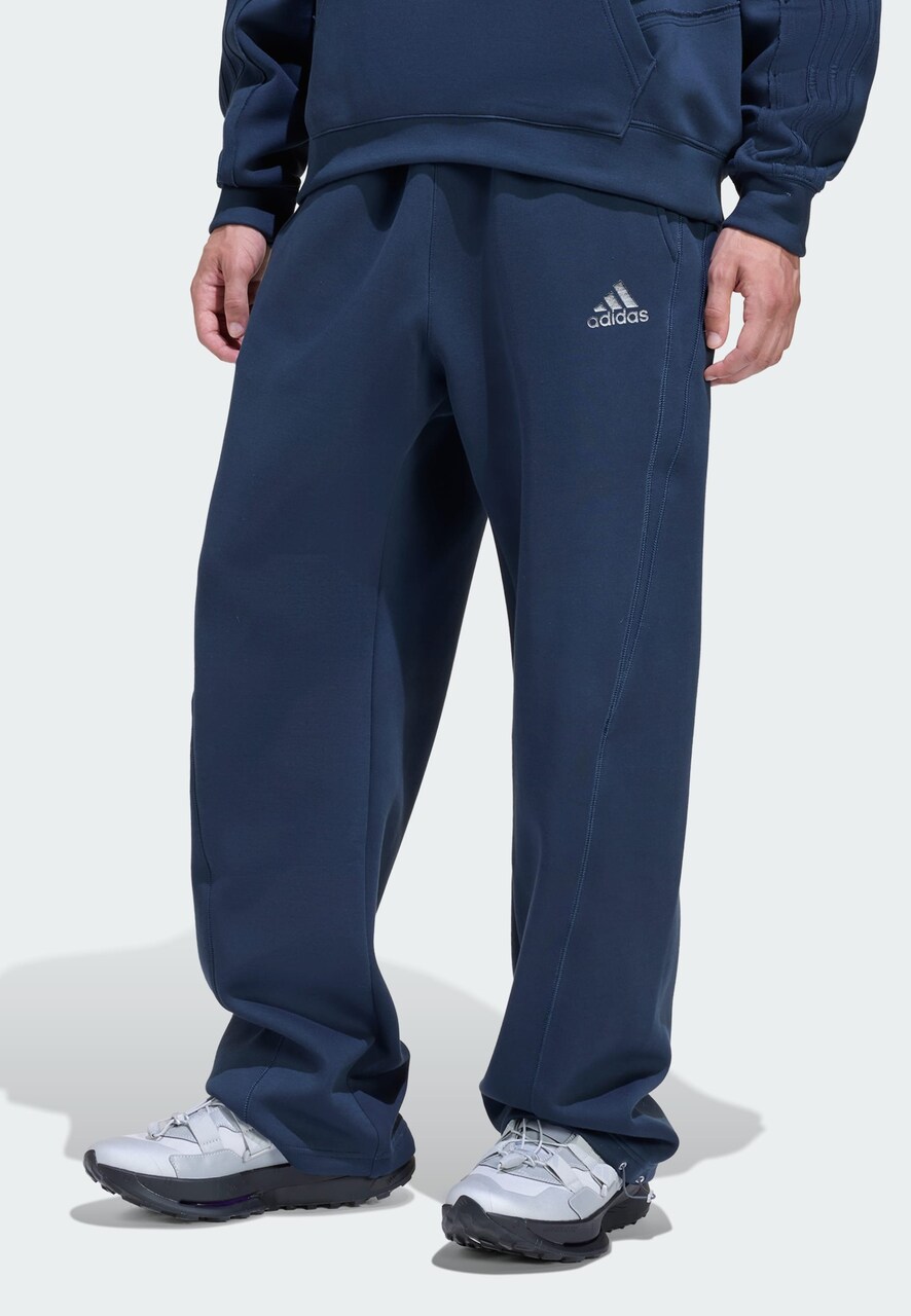 Largi Pantaloni 'SPACER' de la ADIDAS ORIGINALS pe albastru: față