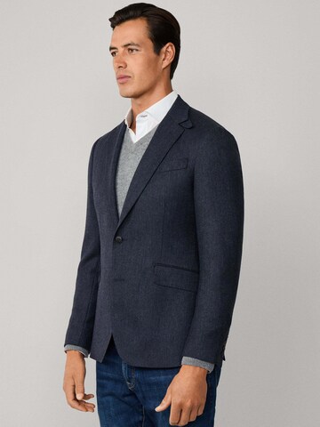 Hackett London Regular fit Business-colbert in Blauw
