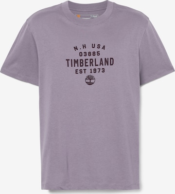 TIMBERLAND - Camisa em roxo: frente