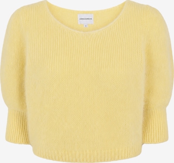 Pullover 'Koa' di americandreams in giallo: frontale