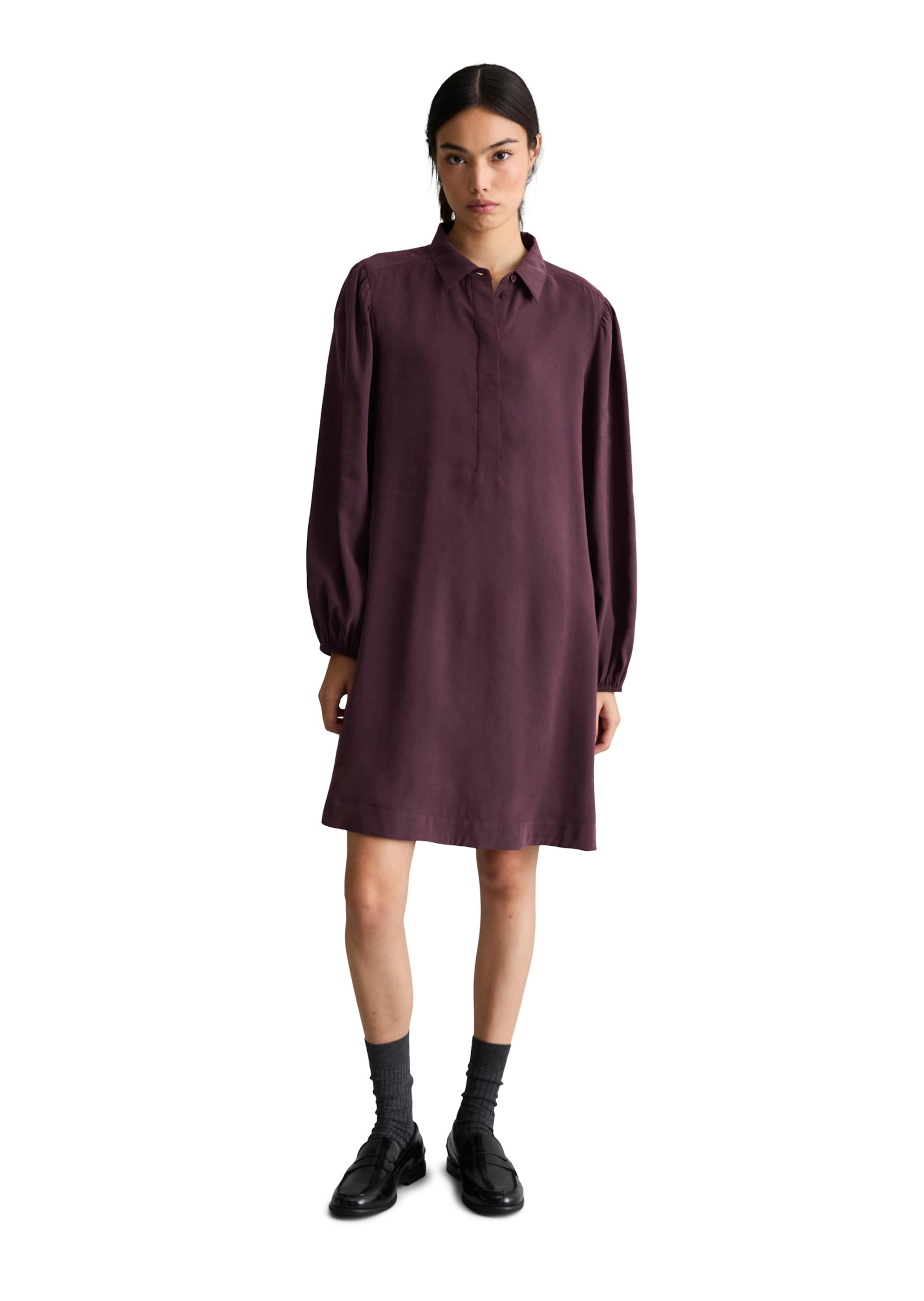 Marc O'Polo DENIM Jurk in Rood: voorkant
