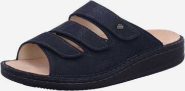 Finn Comfort Mules in Black: front