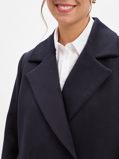 MORE & MORE Between-Seasons Coat in marine blue, Item view