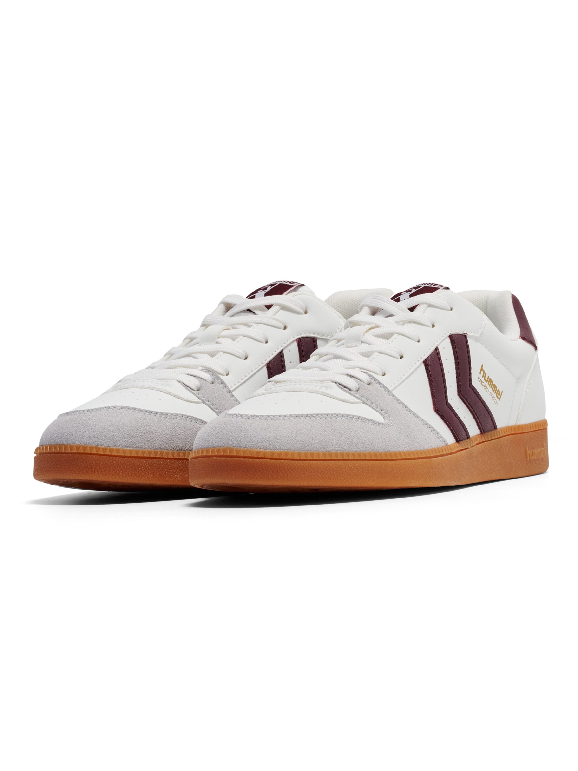 Hummel Platform trainers 'Handball Perfekt' in White