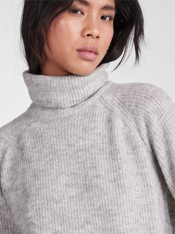 PIECES Pullover 'Ellen' in Grau